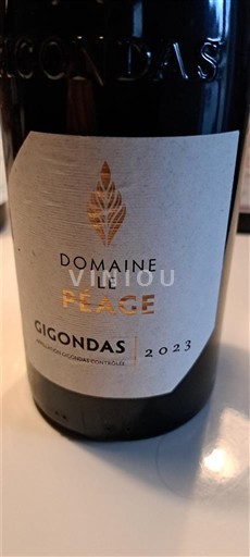 Rhônen laakso Gigondas Domaine Le Plage 2023