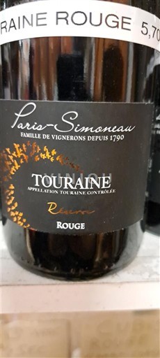 Dolina Loare Touraine Paris-Simoneau Réserve Neleten.