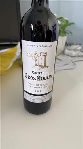 Bordeaux Côtes-de-bourg Château Gros Moulin 2022