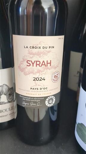 Languedoc và Roussillon Vùng đất Oc La Croix du Pin Syrah 2024