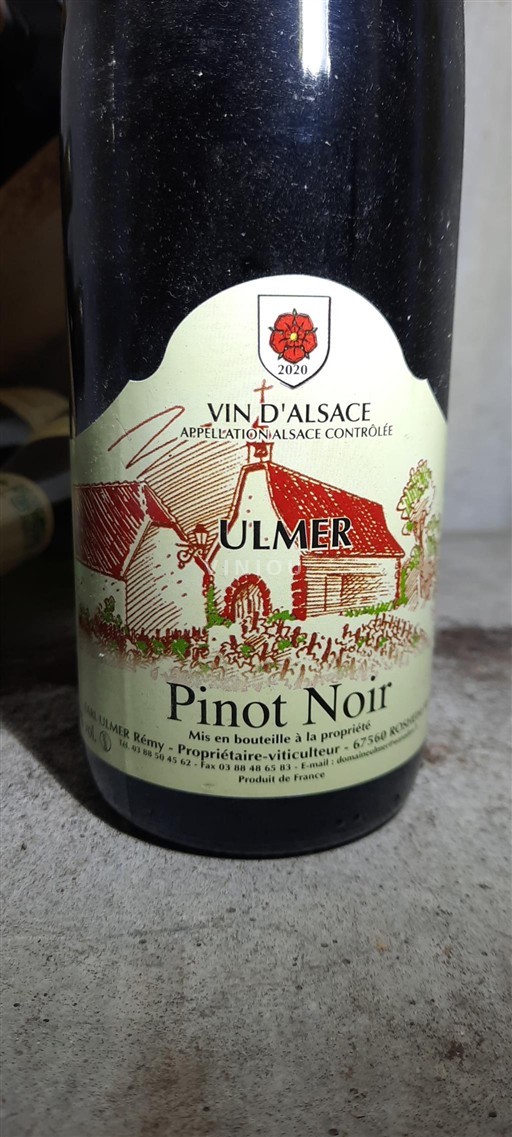 Alsace Ulmer Pinot Noir 2020
