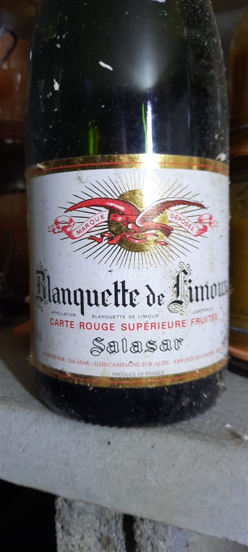 Languedoque Blanquette-de-limoux Salasar Carte Rouge Supérieure Fruitee Não Sazonado