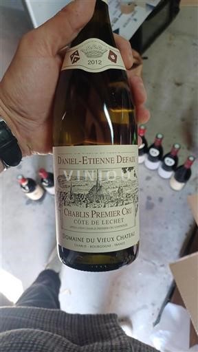Burgundy Chablis Premier Cru Premier Cru Domaine Vieux Côte de Lechet 2012