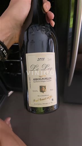 Jura Arbois Paul Benoit et Fils La Paye 2018