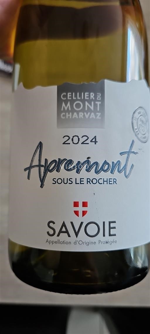 Savoie and Bugey Apremont Cellier du mont Charvaz Sous le Rocher 2024