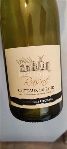 Thung lũng sông Loire Coteaux-du-Loir Domaine Olivier Croisard Rasné 2023
