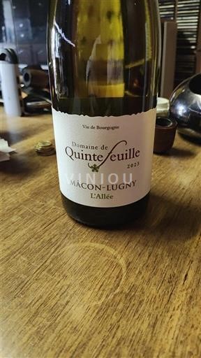 Burgundi Mâcon ja Mâcon-kylät Domaine Quintefeuille L'Allée 2023