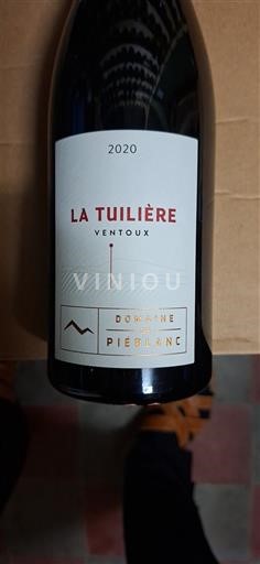 Valle del Ródano Ventoux Domaine Piéblanc La Tuilière 2020