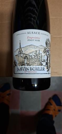 Elsass Justin Boxler Empreintes Pinot Noir 2023