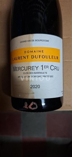Borgonha Não especificado Premier Cru Domaine Laurent Dufouleur Clos des Barraults 2020