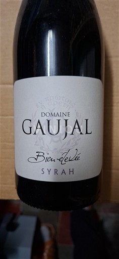 Languedoc ja Roussillon Thau Rannikon Viinit Domaine Gaujal Bien élevée Syrah 2023