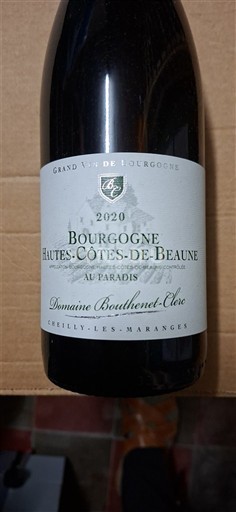 Burgundsko Nespecifikováno Domaine Bouthenet-Clerc Au Paradis 2020