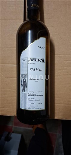 Litoral Goriška Brda Belica Sivi Pinot 2022