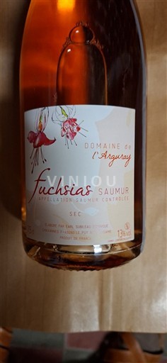 Loiren laakso Saumur Domaine L'Arguray Fuchsias 2024