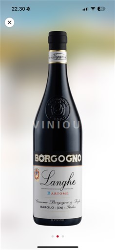 Piemonte Langhe Borgogno Bartomé 2020