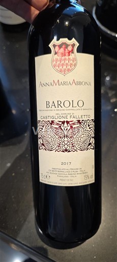 Piëmont Barolo Anna Maria Abbona Castiglione Falletto 2017