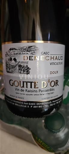 Thung lũng sông Loire Không được chỉ định GAEC Denechaud Goutte d'Or 2017