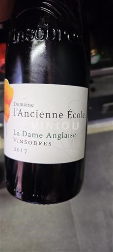 Rhônevallei Vinsobres Domaine L'Ancienne École La Dame Anglaise 2017
