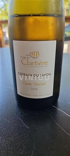 Loire-dalen Coteaux-du-layon Domaine La Clartière Pierrot 2024