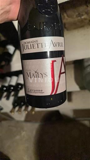 Rhônevallei Cairanne Juliette Avril Mailys Niet-geïntegreerd