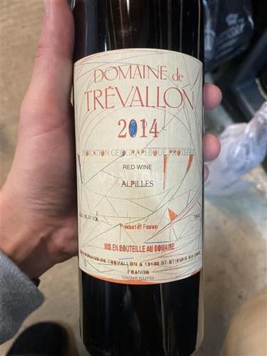Alpit ja Rhônen maat Alpilles Domaine de Trévallon 2014