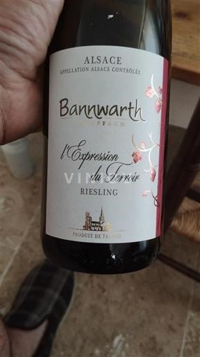 Alsacia Grand Cru Bannwarth l'Expression du Terroir Sin añada