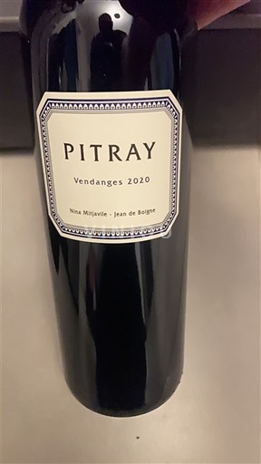 Bordeaux Castillon-côtes-de-bordeaux Château Pitray 2020