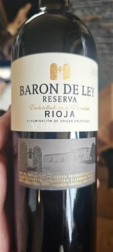 La Rioja Rioja Baron de Ley Reserva Không niên vụ