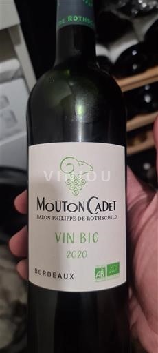 Bordeaux Baron Philippe de Rothschild Mouton Cadet Vin Bio 2020