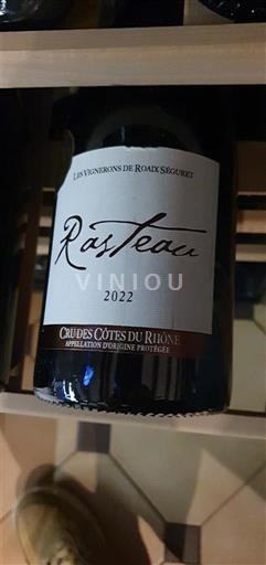 Rhône Valley Rasteau Les Vignerons de Roaix Séguret 2022