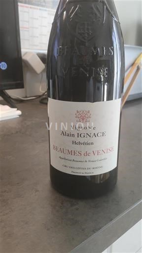 Rhône Valley Beaumes de Venise Vignoble Alain Ignace Helvétien 2022