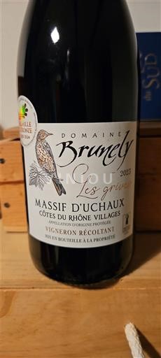 Rhône-dalen Ikke specificeret Domaine Brunely Les Grives 2023