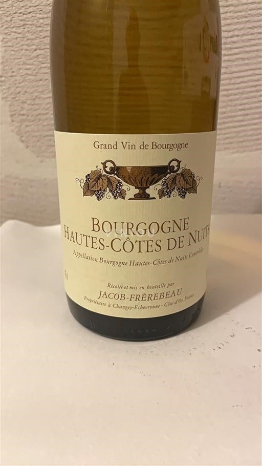 Bourgogne Hautes Côtes de nuits Jacob-Frèrebeau 2023