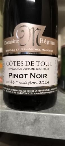 Lorraine Côtes-de-toul Domaine Régina Tradition 2024