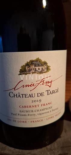 Vallée de la Loire Saumur-champigny Targé Ferry 2019