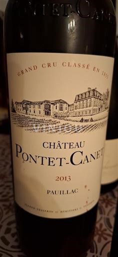 Burdeos Pauillac Grand Cru Pontet-Canet 2013