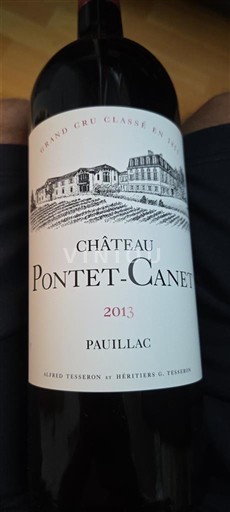 Bordeaux Pauillac Grand Cru Pontet-Canet 2013