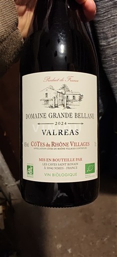 Rona dolina Ni doloceno Domaine Grande Bellane Valréas 2024