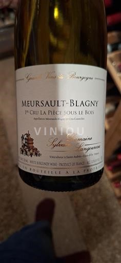 Bourgogne Premier Cru Domaine Sylvain Langoureau La Pièce sous le Bois 2023