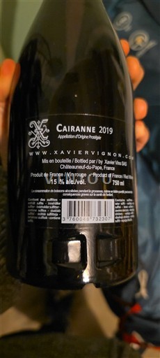 Lugina e Ronës Cairanne Xavier Vignon 2019