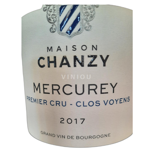Burgundy Mercurey Maison Chanzy Clos Voyens 2017