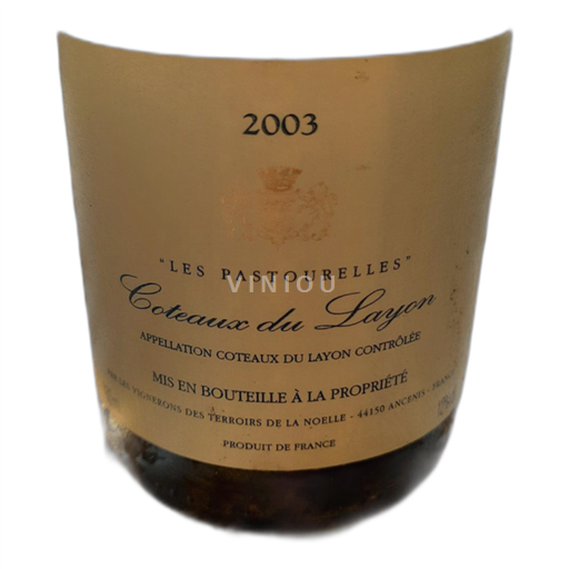 Loirevallei Coteaux du Layon Les Vignerons des Terroirs de la Noelle Les Pastourelles 2003