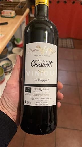 Bordeaux Côtes-de-Bordeaux Château Chastelet 2015