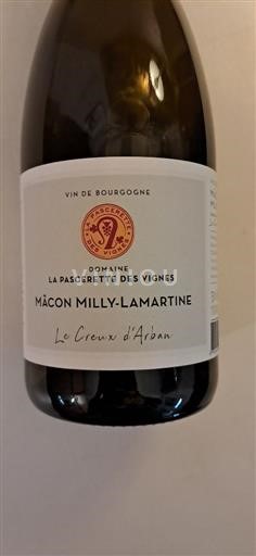 Burgundi Mâcon ja Mâcon-kylät Domaine La Pascerette des Vignes Le Creux d'Arban 2023