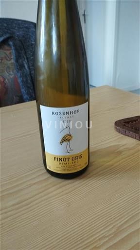 Alsace Không được chỉ định Rosenhof Pinot Gris 2023