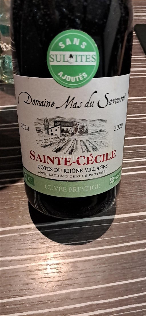 Rhônedalen Côtes-du-Rhône-Villages Domaine Mas du Savouret Prestige 2020