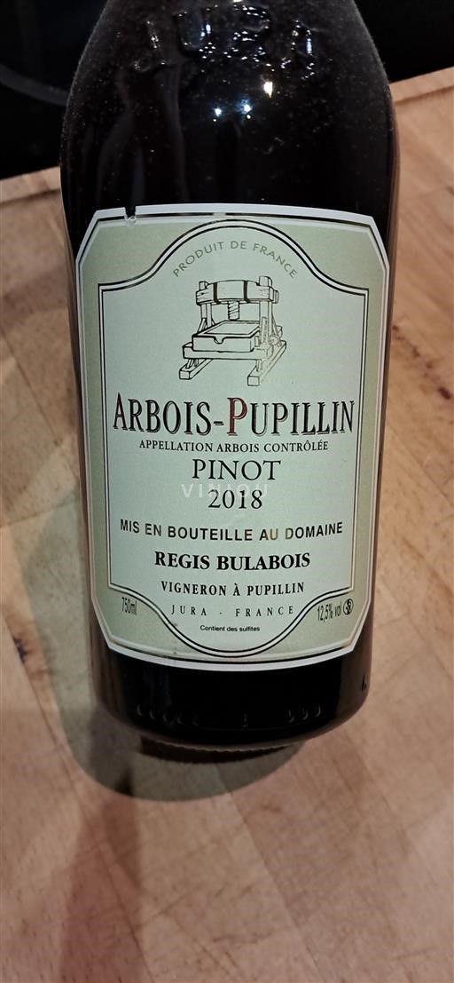 Jura Régis Bulabois Pinot 2018