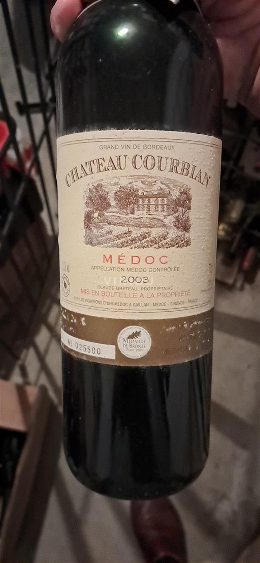 Bordeaux Médoc Château Courbian 2003