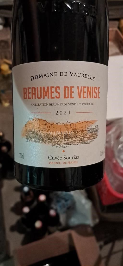 Rhônen laakso Beaumes de Venise Domaine Vaubelle Sourias 2021