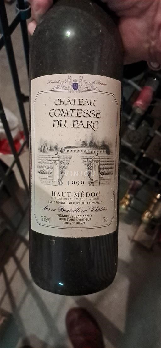 Bordeaux Haut-Médoc Château Comtesse du Parc 1999